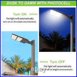 LED Parking Lot Light 320W 44800lm Outdoor Shoebox Light for Yard Street Stadium