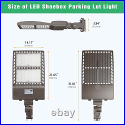 LED Parking Lot Light Module Street Pole fixture Shoebox Area Light 320W 5000K