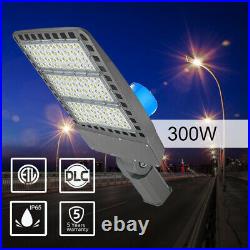 LED Parking Lot Light Outdoor Street Pole Fixture Dusk to Dawn Commercial (300W)