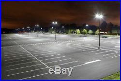 LED Parking Lot Light Slip Fitter Mount Outdoor Lights 300W 5000K UL DLC 480V