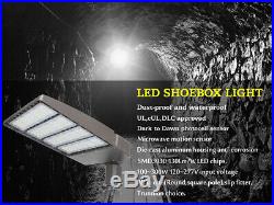LED Parking Lot Shoebox Area Light 150W 300W 320W Pole light 5700K UL&DLC Listed