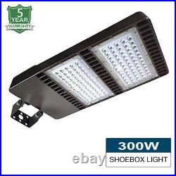 LED Parking Lot Shoebox Area Light 150W 300W Outdoor Sreet Light Fixture 5000K