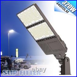 LED Parking Lot Street Light 320W 44800LM With Slip Fitter Mount Photocell KUKUPPO