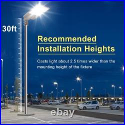 LED Parking Lot Street Light 320W 44800LM With Slip Fitter Mount Photocell KUKUPPO