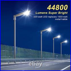 LED Parking Lot Street Light 320W 44800LM With Slip Fitter Mount Photocell KUKUPPO