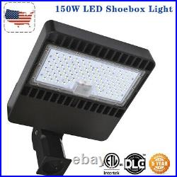 LED Shoebox Area Light 150W 300W Outdoor Area Parking Lot Light Commercial 5000K