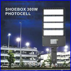 LED Shoebox Light 300W Street Light Pole Parking Lot Light Waterproof UL DLC