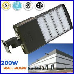 LED Shoebox Parking Lot Light 200W Commercial Outdoor Led Area Light Wall Mount