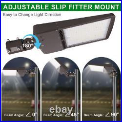 LED Shoebox Parking Lot light Fixture 300W5700K Replace 800W MH Area Road light