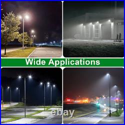 LED Shoebox Parking Lot light Fixture 300W5700K Replace 800W MH Area Road light