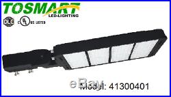 LED Shoebox Pole Light Slip Fitter 300 Watt Street Light, Parking Lot 5000K
