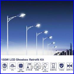 LED Shoebox Retrofit Kit 150Watt For Parking Lot Tennis Court Street Area Light