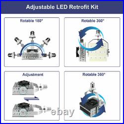 LED Shoebox Retrofit Kit 150Watt For Parking Lot Tennis Court Street Area Light