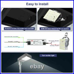 LED Shoebox Retrofit Kit 150Watt For Parking Lot Tennis Court Street Area Light