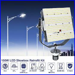 LED Shoebox Retrofit Kit Light 150Watt For Parking Lot Tennis Court Street Area
