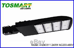 LED Shoebox Slim Black Light 240 Watt AC200-480V, Parking Lot Light, Outdoor