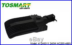 LED Shoebox Slim Black Light 240 Watt AC200-480V, Parking Lot Light, Outdoor