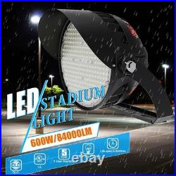 LED Stadium Lights 600W Flood Light 90000LM Playground Arena Flood Light Fixture