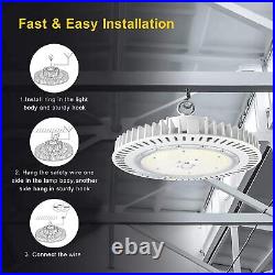 LED UFO High Bay Light 240W Dimmable Warehouse Factory Lighting Fixture 33,800LM