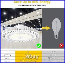 LED UFO High Bay Light 240W Dimmable Warehouse Factory Lighting Fixture 33,800LM