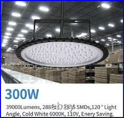 LED UFO High Bay Lights 300W 39000LM 110V Industrial Warehouse Lighting Fixture