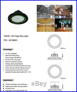 LED UFO High-Bay Warehouse Light 150 Watt Lamp Ultra Efficient Industrial Area