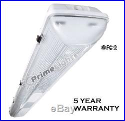 LED Vapor Tight T8 Light Fixture 4' Linear 36 Watt LED DLC Approved- NEW