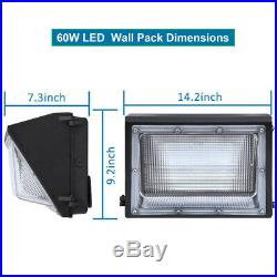 LED Wall Pack 100W 150W Outdoor Commercial Wall Light Fixture 5000K Dusk To Dawn