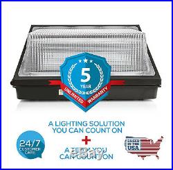LED Wall Pack (+ Dusk to Dawn) 70W 100W 125W 150W Commercial Security Lights
