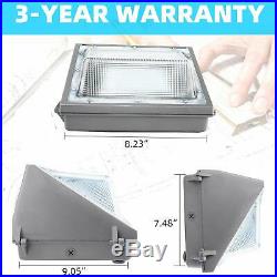 LED Wall Pack Light 150W, 18000lm 5500K (Dusk-to-Dawn Photocell, Waterproof IP65)