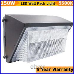 LED Wall Pack Light 150W Commercial Grade Security Warehouse Parking Lot Lights