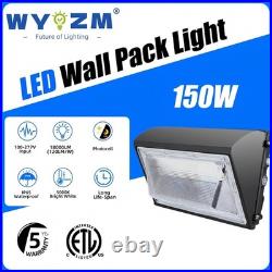 LED Wall Pack Light Dusk-to-Dawn Security Light for Garage Backyard Barn-4 Pack