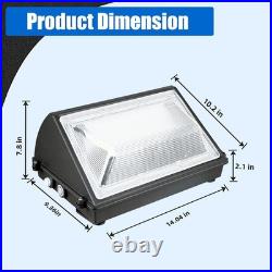 LED Wall Pack Light Dusk-to-Dawn Security Light for Garage Backyard Barn-4 Pack