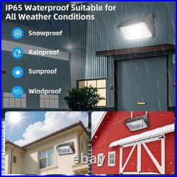 LED Wall Pack Light Dusk-to-Dawn Security Light for Garage Backyard Barn-4 Pack