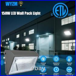 LED Wall Pack Light Dusk-to-Dawn Security Light for Garage Backyard Barn-4 Pack
