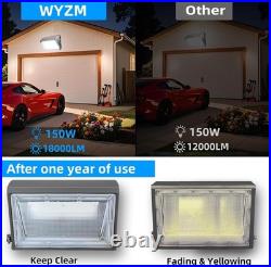 LED Wall Pack Light Dusk-to-Dawn Security Light for Garage Backyard Barn-4 Pack