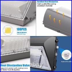 LED Wall Pack Lighting, 6 Pack 150 Watt 18000 Lumens with Dusk to Dawn Photocell