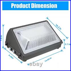 LED Wall Pack Lighting, 6 Pack 150 Watt 18000 Lumens with Dusk to Dawn Photocell