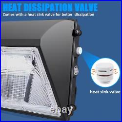 LED Wall Pack Lighting, 6 Pack 150 Watt 18000 Lumens with Dusk to Dawn Photocell