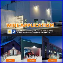 LED Wall Pack Lighting, 6 Pack 150 Watt 18000 Lumens with Dusk to Dawn Photocell