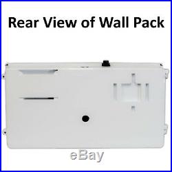 LED White Wall-Pack 100W 5000K Commercial Outdoor Light Fixture