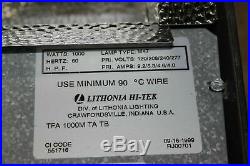 LITHONIA TFA 1000M TA TBV LPI Floodlight, 1000W Metal Halide light 120 280 240
