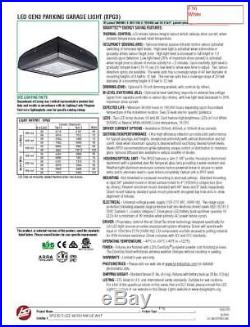 LSI XPG3D S LED 68 550 NW UE WHT LED Parking Garage Canopy Light New