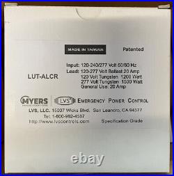 LVS Emergency Power Control 120-240/277 LUT-ALCR NEW