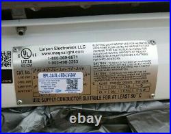 Larson Electronics Explosion Proof 2' Fluorescent Light Paint Booth EPL-24-2L-LV