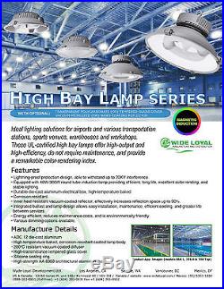 Le Vanier Induction 300W High Bay Lamp Fixture Factory Industry Warehouse