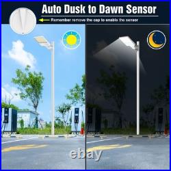 Led Parking Lot Light Fixture 200W Dust to Dawn with Photocell Shoebox Pole Lamp