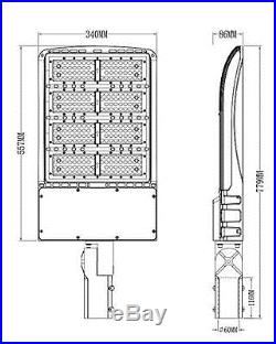 Led Shoebox Slim Black Pole Light 300 Watt AC200-480V Cobra Pole Lamp
