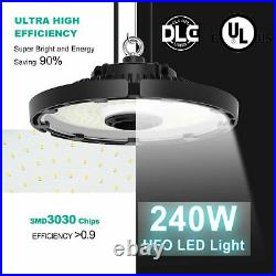 Led UFO High Bay Light 240W Commercial Warehouse Lighting 800W MH/HPS Equivalent
