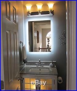 Lighted Vanity mirrors, wall mounted MAM94836 48 wide x 36 tall Side Lighted